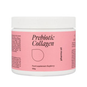 Pharma Oil Raspberry Collagen With MSM Uztura bagātinātājs ar prebiotikām 155g
