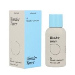Pharma Oil Wonder Toner Glycolic + Lactic Acid Sejas toniks ar AHA skābēm 100ml