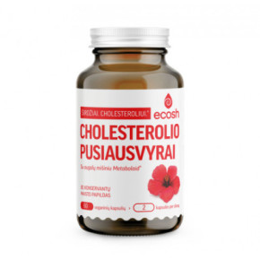 Ecosh Cholesterol Balance Holesterīna līdzsvaram 60pcs.