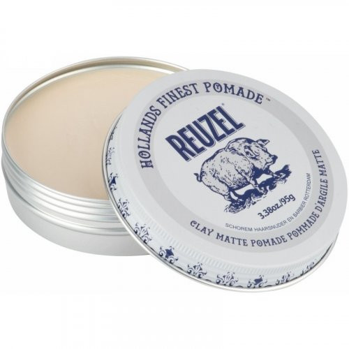 Reuzel Clay Matte Pomade Matēta stipras fiksācijas matu pomāde 35g