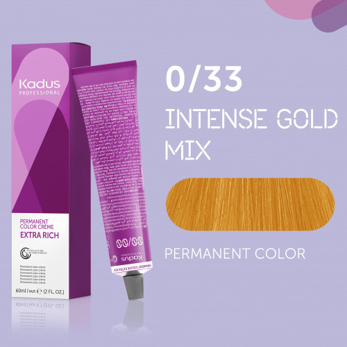 Kadus Professional Extra Rich Creme Permanent Hair Color Matu krāsa 60ml