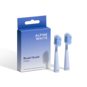 Alpine White Sonic Toothbrush Replacement Heads Zobu birstes maināmie uzgaļi 2vnt