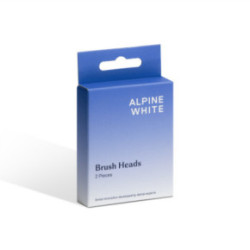 Alpine White Sonic Toothbrush Replacement Heads Zobu birstes maināmie uzgaļi 2vnt