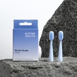 Alpine White Sonic Toothbrush Replacement Heads Zobu birstes maināmie uzgaļi 2vnt