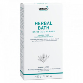 Gehwol Fusskraft Herbal Bath Augu ēteriskās eļļas saturoša sāls pēdu vannošanai 400g