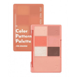 I'M MEME Color Pattern Palette Acu ēnu un sārtumu palete 9.4 g