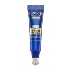 Bioxcin (Bioxsine) Age Reverse Anti Wrinkle Eye Cream Nakts acu krēms ar hialuronskābi 15ml