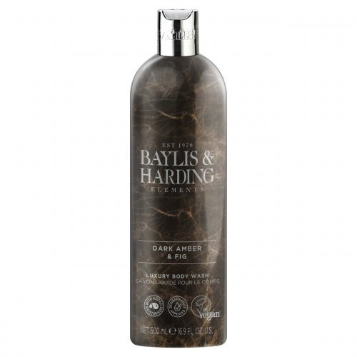 Baylis & Harding Elements Dark Amber & Fig Body Wash Ķermeņa mazgāšanas līdzeklis 500ml