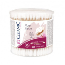 Cleanic Pure Effect Cotton Buds Kosmētiskie vates kociņi 100vnt