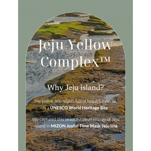 Mizon Joyful Time Mask Jeju Heartleaf Lokšņu sejas maska 1gab.