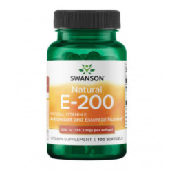 SWANSON Natural Vitamin E 134.2 mg Naturāls vitamīns E 100 kapsulas