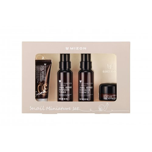 Mizon Snail Miniature Set Sejas ādas kopšanas komplekts