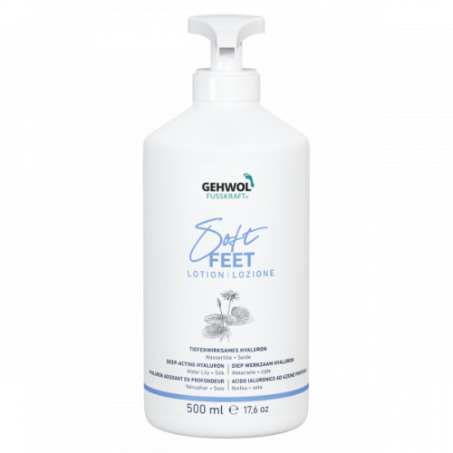Gehwol Fusskraft soft feet lotion kāju un pēdu losjons ar hialuronskābi 125ml
