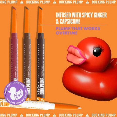 Nyx professional makeup Duck Plump Plumping Lip Liner Lūpu zīmulis, piešķirošs apjomu Pinkjection