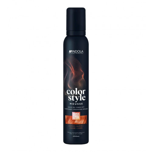 Indola Color Style Mousse Krāsojošas matu veidošanas putas 200ml