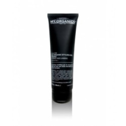 My.Organics Styling Gel Strong Stipras fiksācijas matu želeja ar mandelēm un linu sēklām 250ml