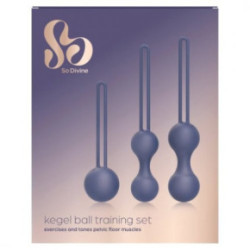 So Divine Kegel Ball Training Set Vaginālās bumbiņas 3 gab.