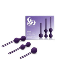 So Divine Sensual Kegel Balls Training Set Vaginālās bumbiņas 3 gab.