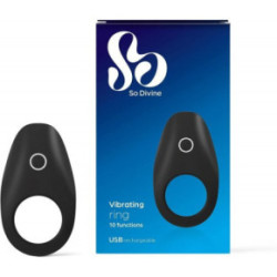 So Divine Vibrating Joy Ring Vibrējošs dzimumlocekļa gredzens 1 gab.