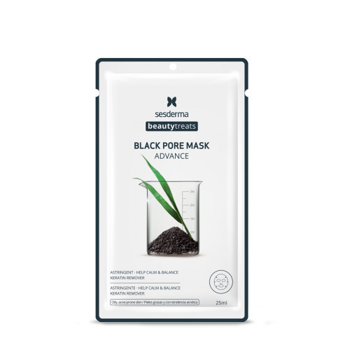 Sesderma Beauty Treats Black Pore Mask Advance Poras sašaurinoša maska 1 gab.