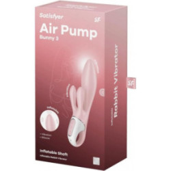 Satisfyer Air Pump Bunny 3 Vibrators Pink