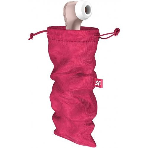 Satisfyer Treasure Bag Pink Seksa rotaļlietu uzglabāšanas maisiņš M