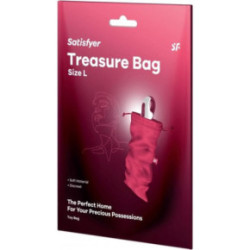 Satisfyer Treasure Bag Pink Seksa rotaļlietu uzglabāšanas maisiņš M
