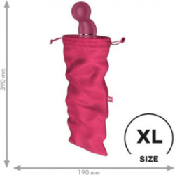 Satisfyer Treasure Bag Pink Seksa rotaļlietu uzglabāšanas maisiņš M
