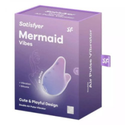 Satisfyer Mermaid Vibes Double Air Pulse Vibrator Klitora stimulators Pink