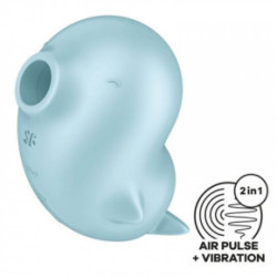 Satisfyer Sassy Seal Double Air Pulse Vibrator Klitora stimulators 1 gab.