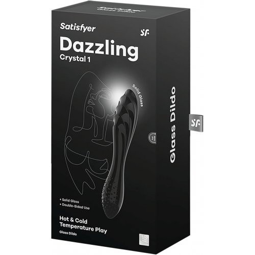Satisfyer Dazzling Crystal 1 Stikla vibrators 1 gab.