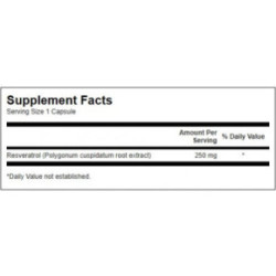 SWANSON Resveratrol 250 Mg Uztura bagātinātājs Resveratrols 30 kapsulas