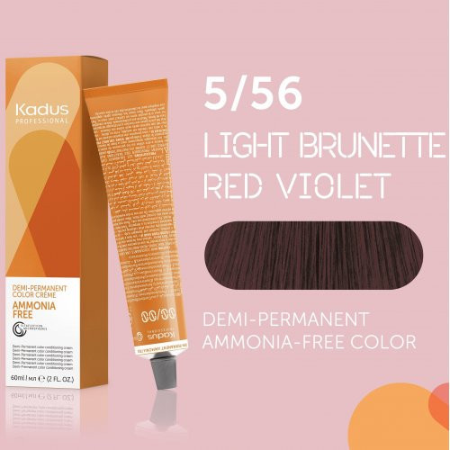 Kadus Professional Demi Permanent Ammonia Free Color Matu krāsa bez amonjaka 60ml