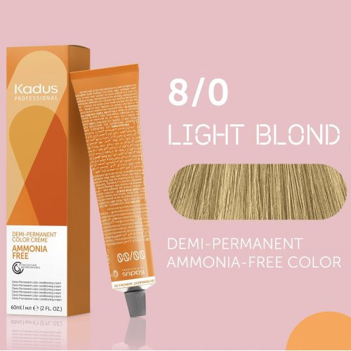 Kadus Professional Demi Permanent Ammonia Free Color Matu krāsa bez amonjaka 60ml