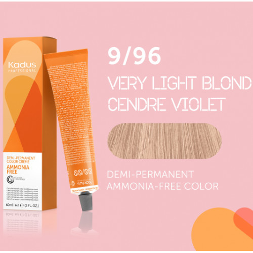 Kadus Professional Demi Permanent Ammonia Free Color Matu krāsa bez amonjaka 60ml