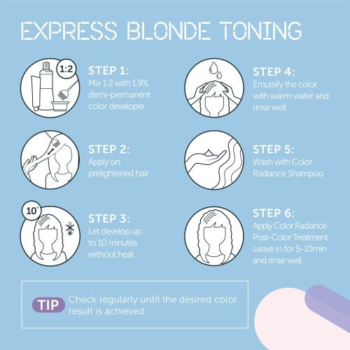 Kadus Professional Color Tune Express Blonde Toner Tonējoša matu krāsa 60ml