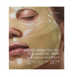 NACIFIC Green Tea Cica Collagen Gel Mask Kolagēna gēla maska ​​ar zaļo tēju un Āzijas centellas kompleksu 1 gab.
