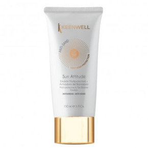 Keenwell Sun Attitude Anti-Sand SPF50 Aizsargājoša iedeguma emulsija ķermenim 150ml