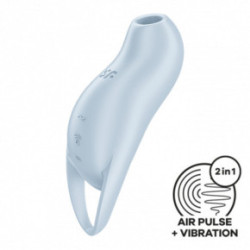 Satisfyer Pocket Pro 1 Double Air Pulse Vibrator Klitora stimulators Blue