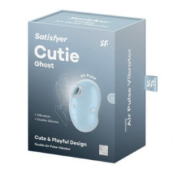 Satisfyer Cutie Ghost Double Air Pulse Vibrator Klitora stimulators Blue