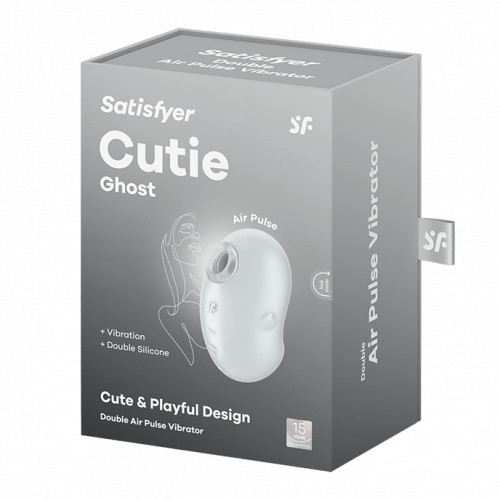 Satisfyer Cutie Ghost Double Air Pulse Vibrator Klitora stimulators Blue