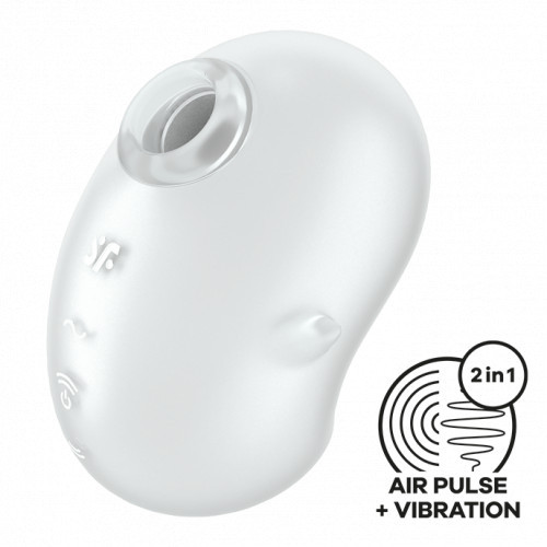 Satisfyer Cutie Ghost Double Air Pulse Vibrator Klitora stimulators Blue