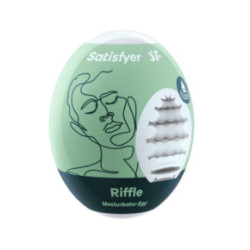 Satisfyer Masturbator Egg - Riffle Vienreizlietojamais masturbators 1 gab.