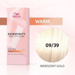 Wella Professionals Shinefinity Zero Lift Glaze Demi-Permanent Gela matu krāsa 60ml
