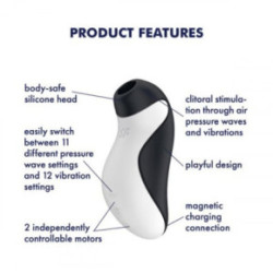 Satisfyer Orca Air Pulse Stimulator + Vibration Klitora stimulators 1 gab.