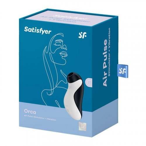 Satisfyer Orca Air Pulse Stimulator + Vibration Klitora stimulators 1 gab.