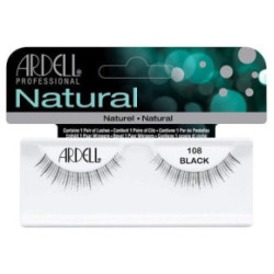 Ardell Natural 108 Mākslīgās skropstis īsas, melnas 1 gab.