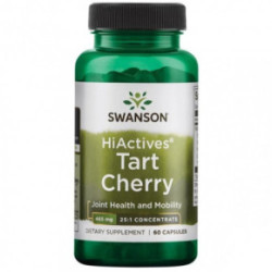SWANSON HiActives Tart Cherry 465mg Joint Health and Mobility Ķiršu koncentrāts 60 kapsulas