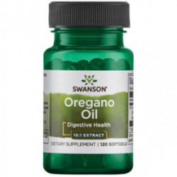 SWANSON Oregano Oil Digestive Health Oregano eļļas ekstrakts 120 kapsulas