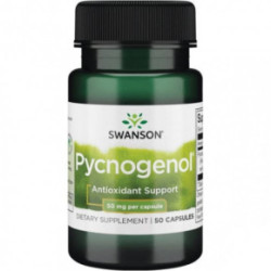 SWANSON Pycnogenol 50mg Antioxidant Support Jūras priedes mizas ekstrakts 50 kapsulių